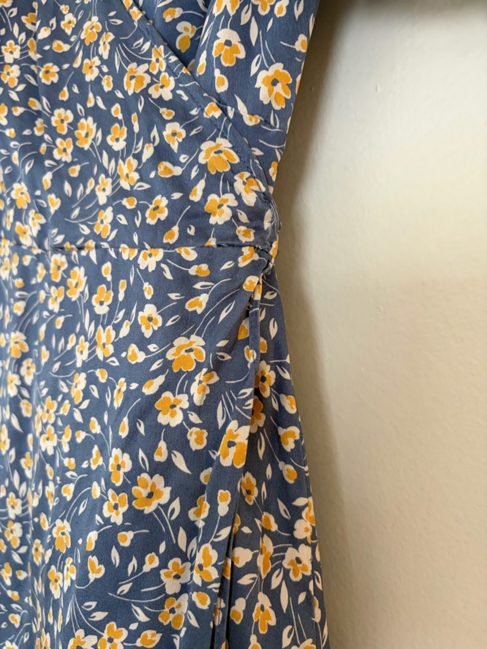 Reformation Giorgia Silk Floral Wrap Mini Dress - Picture 4 of 6
